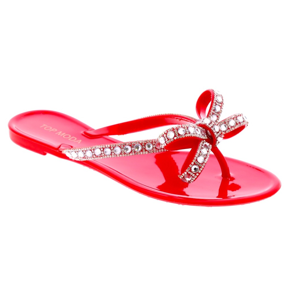 Brand New Women’s Jelly Sandals- Red